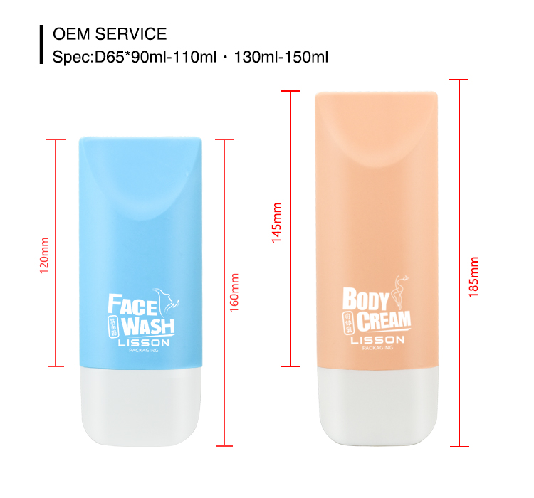 Oval Bottle for Face wash