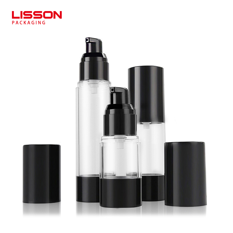 50ml Black Airless Bottle