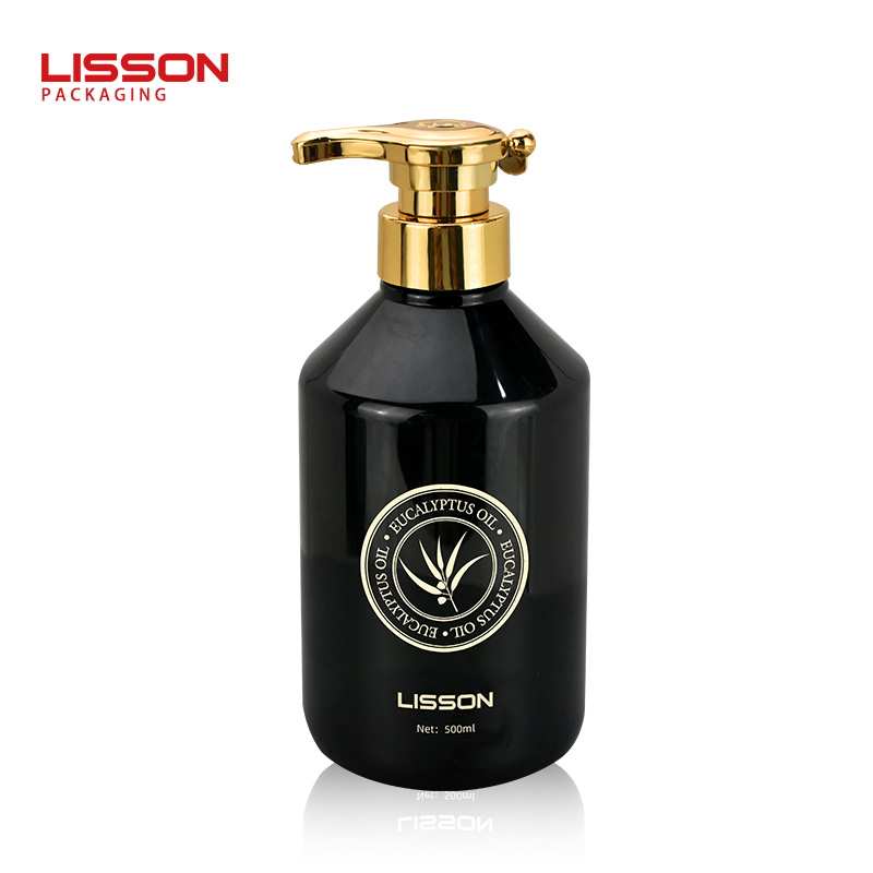 500ml Black Lotion Pump Bottle