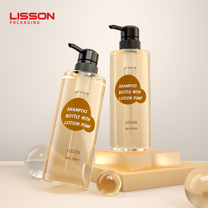 550ml Amber Shampoo Bottle