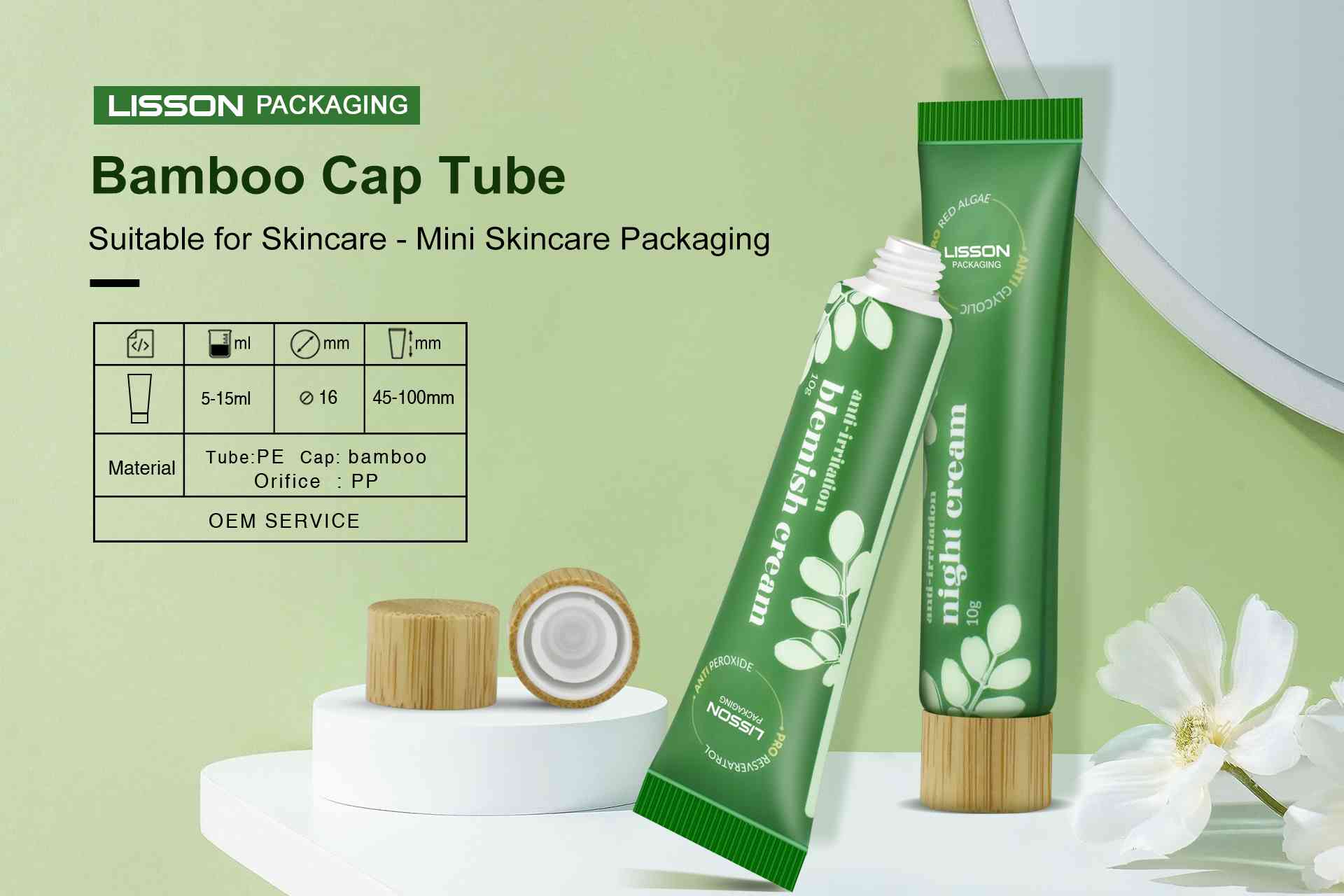 Sustainable Cosmetic Packaging For Lisson