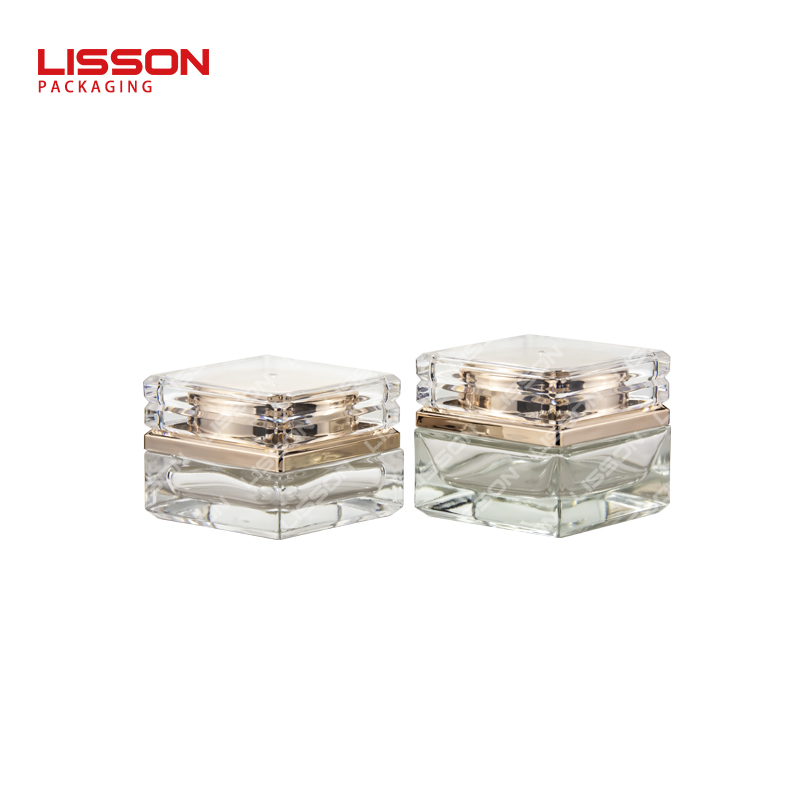 Empty Cream Glass Jars Empty Cream Glass Jars