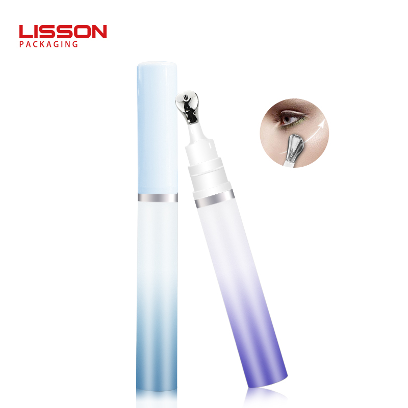 PETG Eye Cream Bottle with Zinc Alloy Applicator