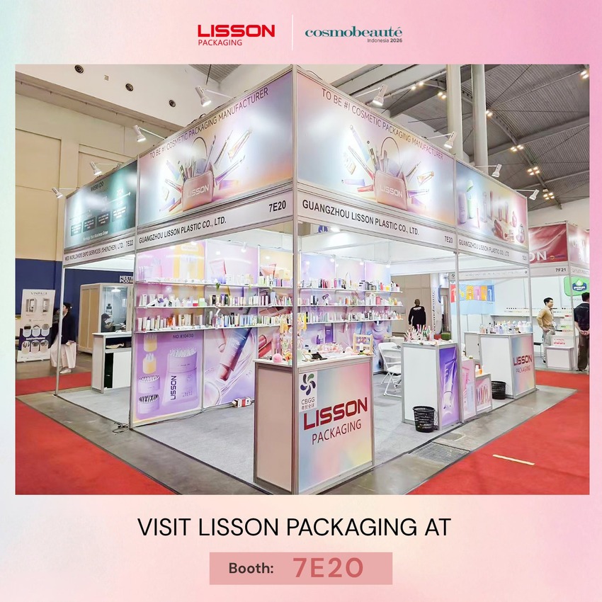 LISSON Packaging Shines at Cosmobeauté Indonesia 2026 — Presenting Full-Range Cosmetic Packaging Solutions at Booth 7E20