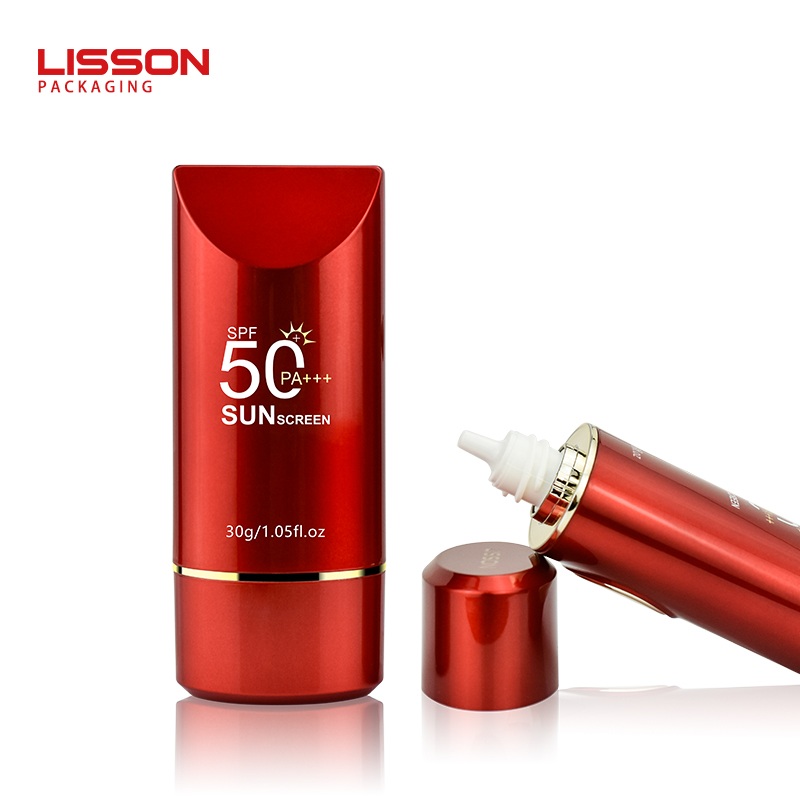 Empty 30g Sunscreen Cream Bottle Packaging