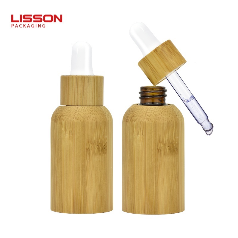 Eco-friendly bamboo glass dropper